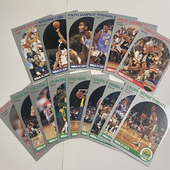 1990 NBA Hoops Basketball Cards Lot - 146 Cards Vintage - Picture 9 of 12